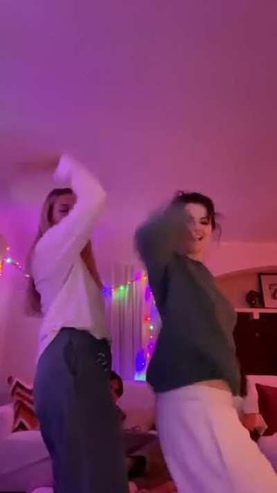 Dancing with a friend