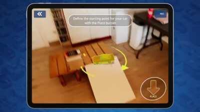 AR car crashes into a real wall... gets damaged! 😉That's RC Club - AR Racing Simulator with the LiDAR sensor on the new iPad Pro 2020. Check this out: