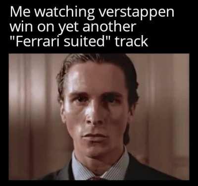 At this point, Ferrari suited track= >25% chance of a podium