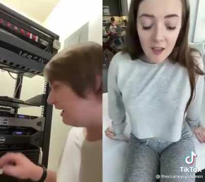 Chad doesn't let a girl distract him