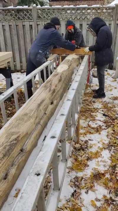 When the guys run out of toothpicks