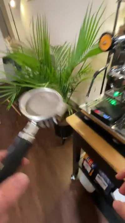 POV: Making a latte at 6am