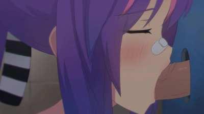 Melody Gracefully Giving A Blowjob