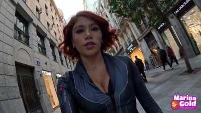 Current Exclusive Offer: Marina Gold - Black Widow Cumwalk!! Ends 22nd November