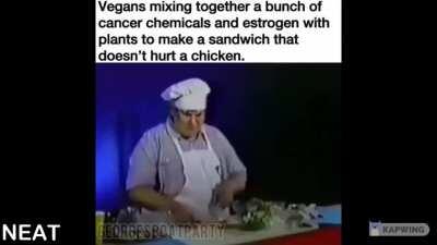 vegans be like...