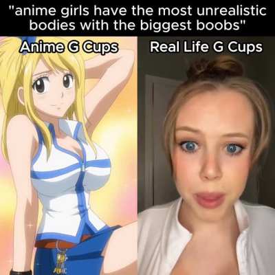 anime boobs irl