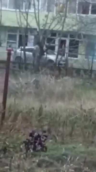 video of the shooting in Krymsk, Krai, Russia 4 people have died including the perpetrator and 1 other was injured.