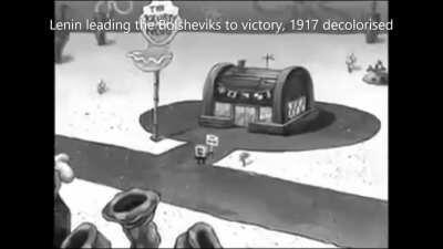 Comrade Spongebob fighting for the working class