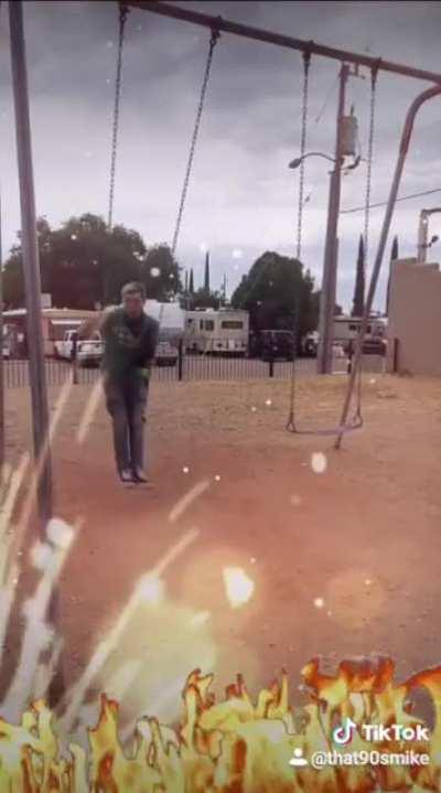 Cheesy 90's Action Flick Explosion Scene