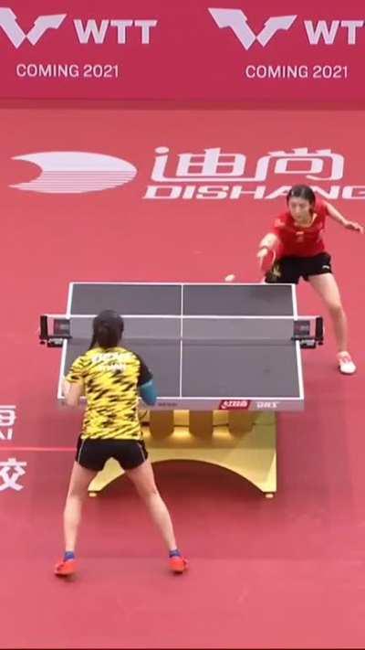 Han Ying's strategy vs Cheng Meng. The best rally I've ever seen.