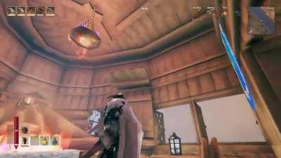 Playing this seed living only on a boat (raft mod)