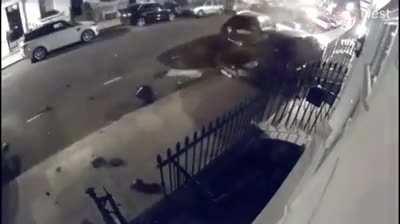 Speeding on a residential street