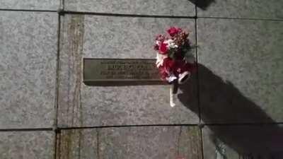 Casket failure at a cementery