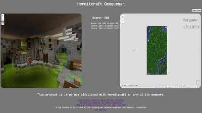 A GeoGuessr clone for the Hermitcraft maps