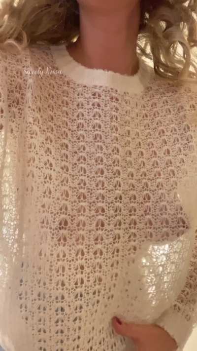 This is more sheer than I expected 😊