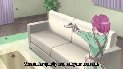 When you decide not to eat your vegetables