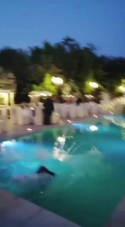 and the old lady thought she could walk on water