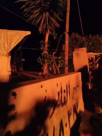 The moment Syrian government forces were ambushed and subjected to heavy gunfire in the Daatour neighborhood of Latakia by loyalists to the former Assad regime. 7/3/2025