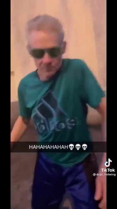 Old Guy Wearing Adidas