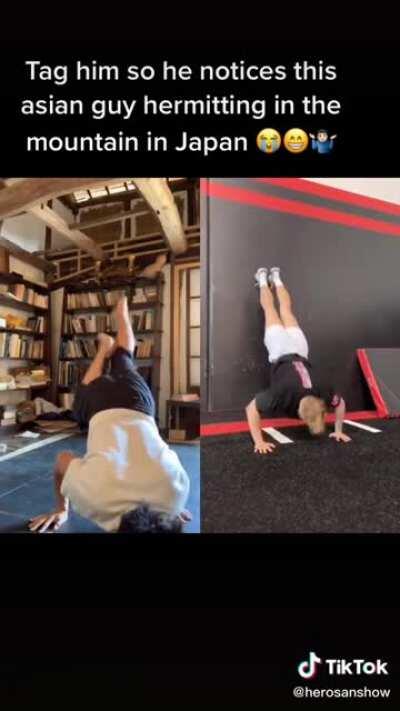 Jake getting smoked by a random bloke on tiktok