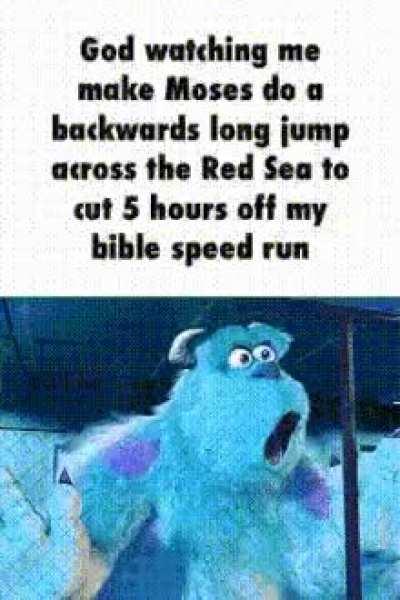 Just reverse b-hop off that rock there, then propfly over the walls of Jericho to trigger the wall fall cutscene.