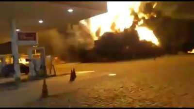 Burning...still burning...then...