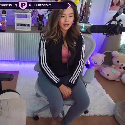 I need Pokimane to do this on my cock and my face