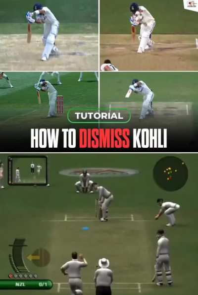 Koach you silly goose, this is not what we meant when we said bat like it’s Cricket 07 😭