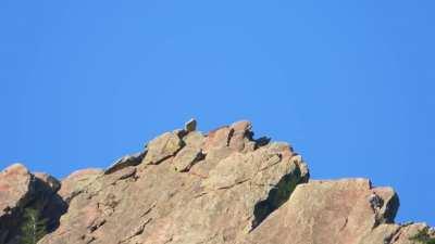 This guy...free-soloing the first Flatiron.