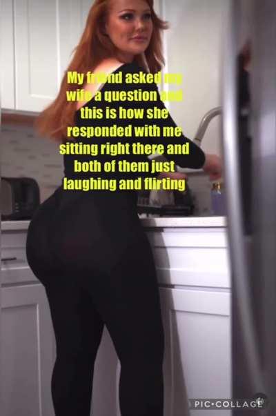 My wife was getting friendly with my friend right in front of my face🍑🍆💦