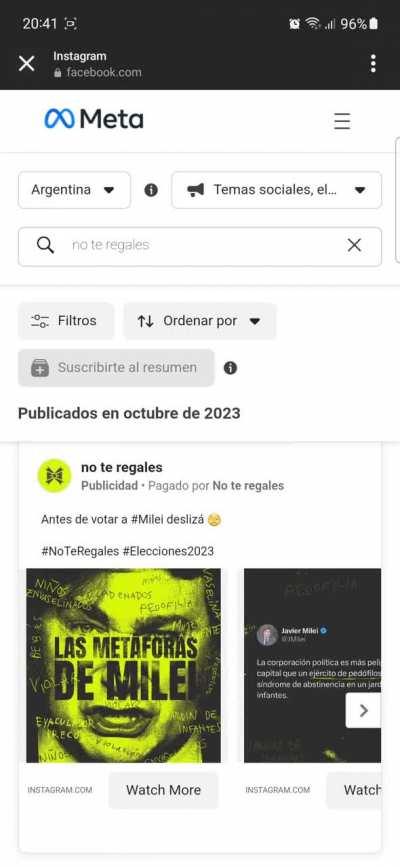 25 millones en publicidad contra Milei. Quien es y de dónde saca esa plata?