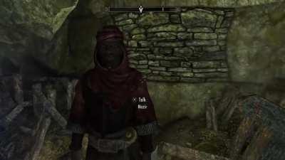 I resurrected Beef Jerky, and for once, the game broke me... Spoilers for the Dark Brotherhood questline, for the 4 people out there who haven't done it yet