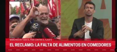 No había leche y belliboni se tuvo que 
poner las gotas