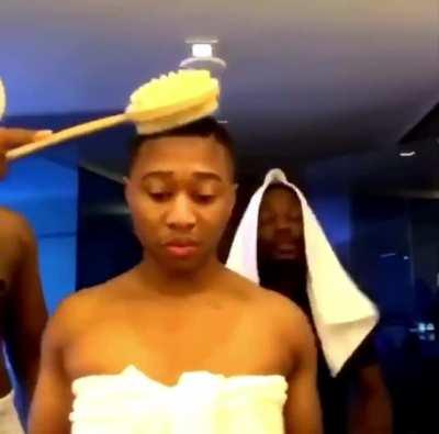 Me and my niggas preparing to go to the DEO meetup