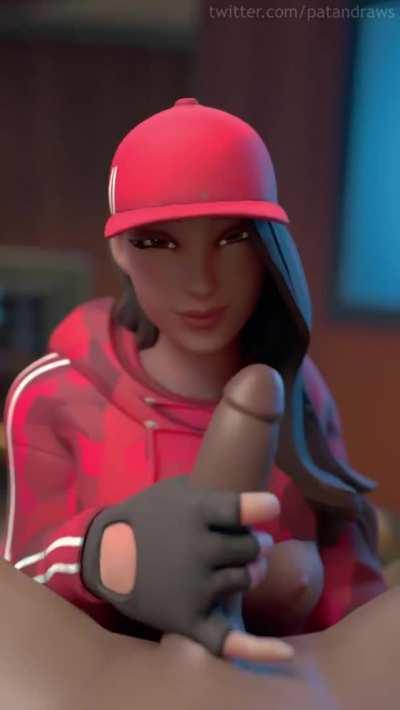 Ruby handjob by PatanDraws