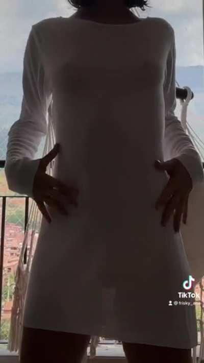 Oops daddy…….I forgot my panties.🤭