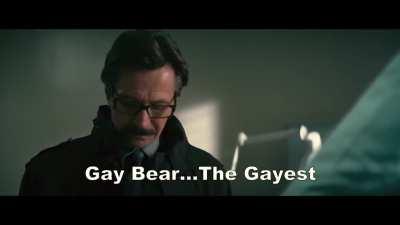 Bull Visits a Fallen Bear