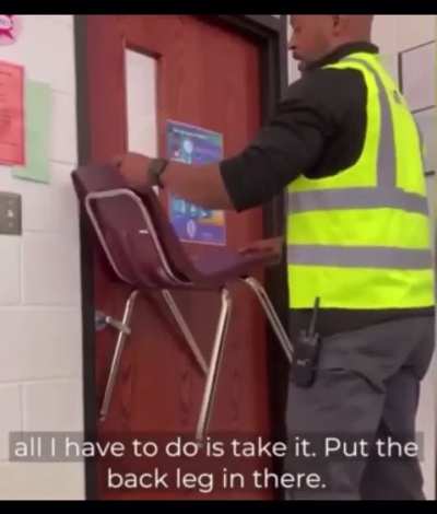 A video that show what to do if there's a school shooter