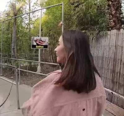 Aria Lee Tiny Titty Flash