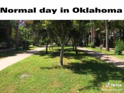 normal day in Oklahoma