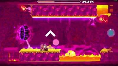 Geometry Dash but everything is deep-fried [LOUD]