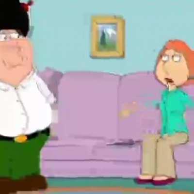 Peter shows his appreciation. 