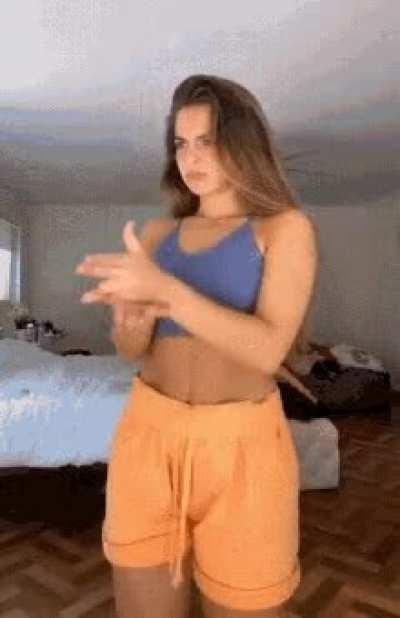 Addison Rae loves it when you try and hide from her