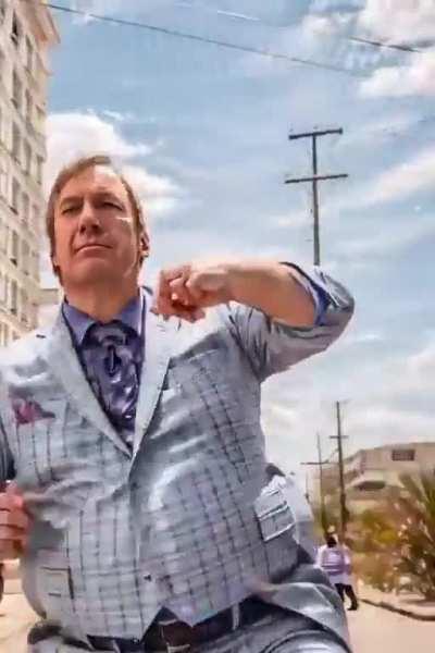 Breaking bad but they're addicted to Los Pollos hermanos instead of  meth