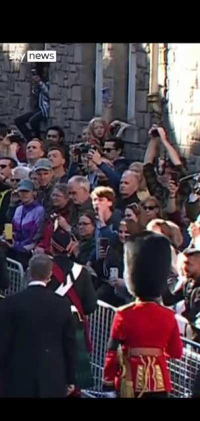 Man arrested for heckling Prince Andrew