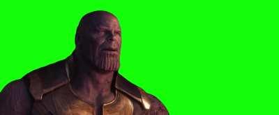 [MEME TEMPLATE] Infinity War Ending - Thanos Resting Green Screen