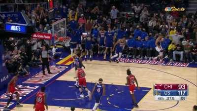 [Highlight] Kuminga with the two hand slam