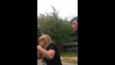 Stepdad hits mom, son clocks him to sleep