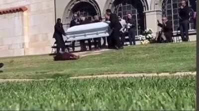 A funeral to remember.