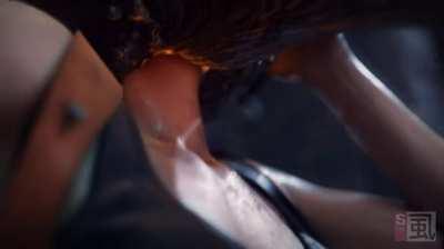 Claire Redfield vs Demogorgon [Shirami]